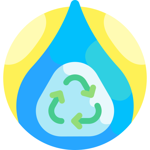 Water Detailed Flat Circular Flat icon
