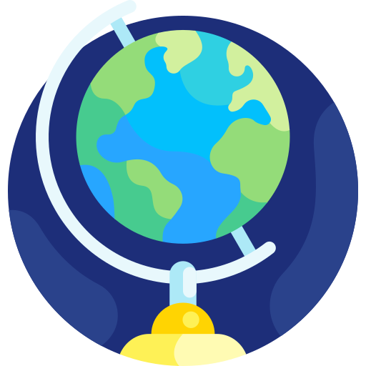 地球儀 Detailed Flat Circular Flat icon