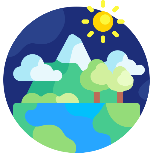 숲 Detailed Flat Circular Flat icon