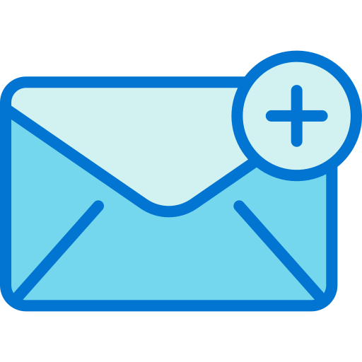 Mail Generic Blue icon