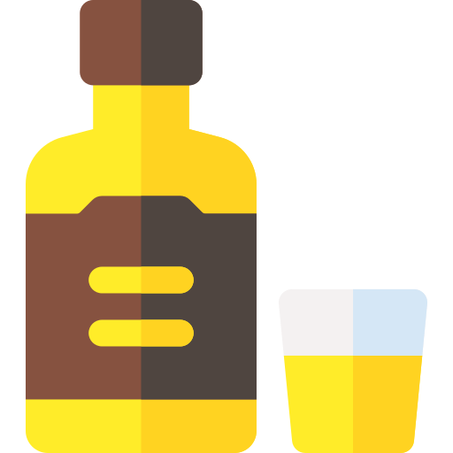 whisky Basic Rounded Flat icoon