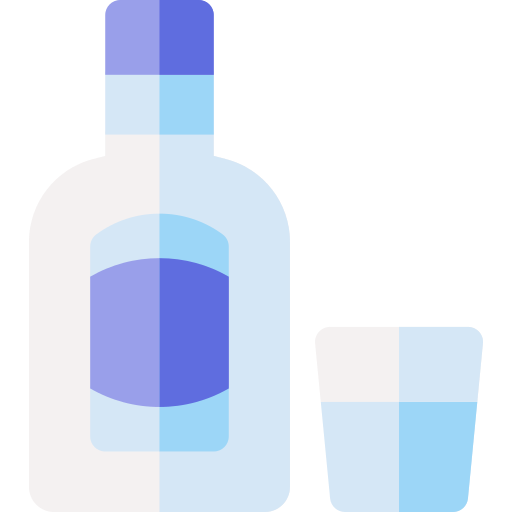 Gin Basic Rounded Flat icon