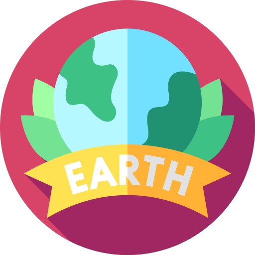 地球 Flat Circular Flat icon