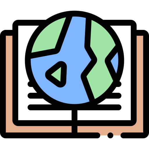 wereldboekendag Detailed Rounded Lineal color icoon