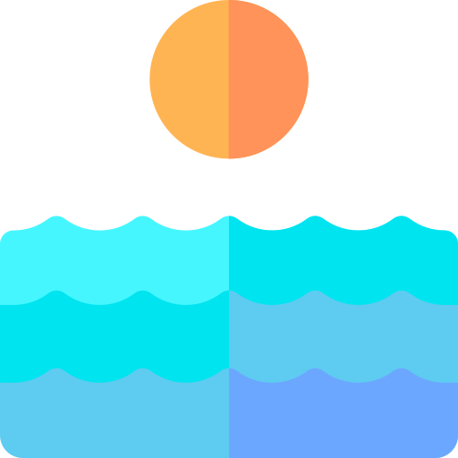 morze Basic Rounded Flat ikona