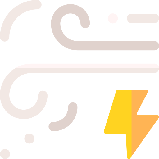 風力エネルギー Basic Rounded Flat icon