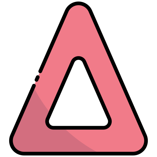 delta Generic Outline Color icono