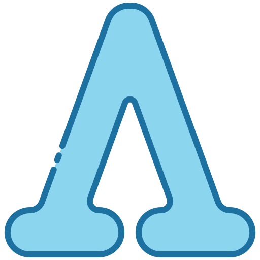 lambda Generic Blue icono