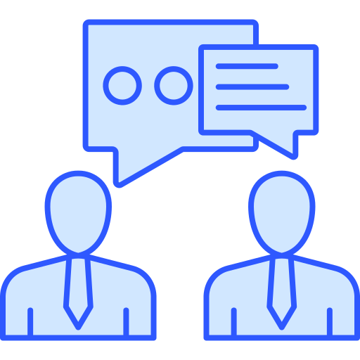 diskussion Generic Blue icon