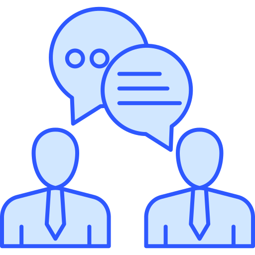 diskussion Generic Blue icon