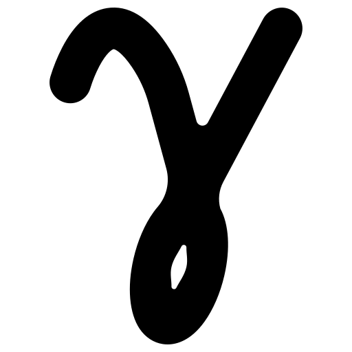 gamma Generic Glyph icoon