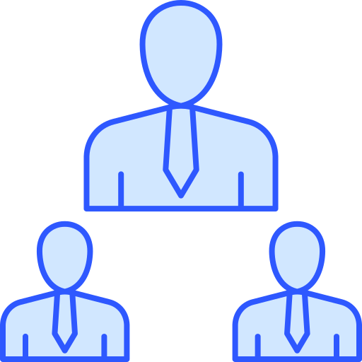 Leadership Generic Blue icon