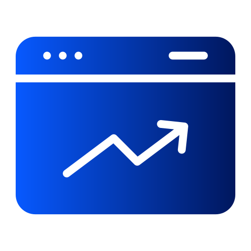 web analyses Generic Flat Gradient icoon