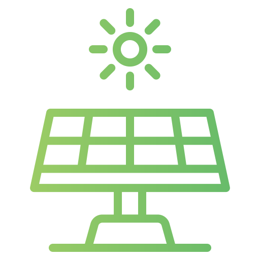 energia słoneczna Generic Gradient ikona