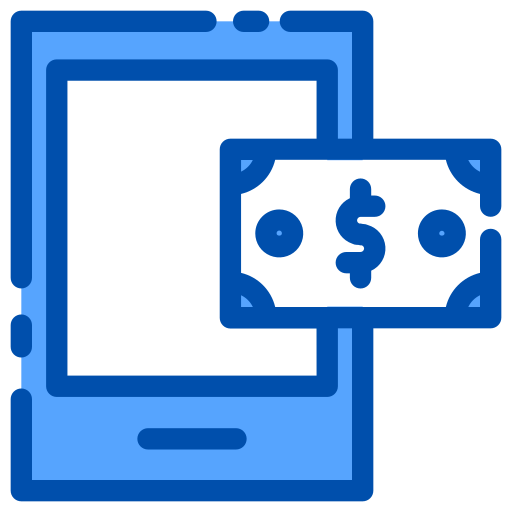 전자금융 Generic Blue icon