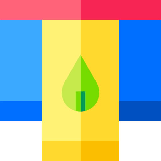 dekoracja Basic Straight Flat ikona