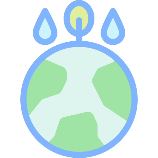 Earth day Detailed color Lineal color icon