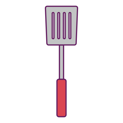 Spatula Generic Thin Outline Color icon