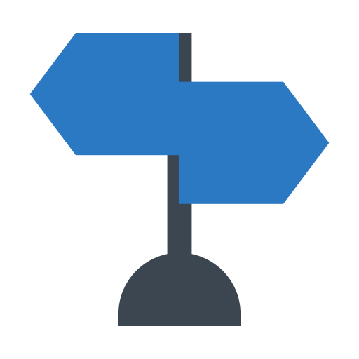 방향 표시 Generic Blue icon