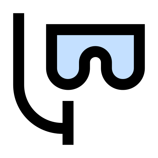 スノーケル Vector Stall Lineal Color icon