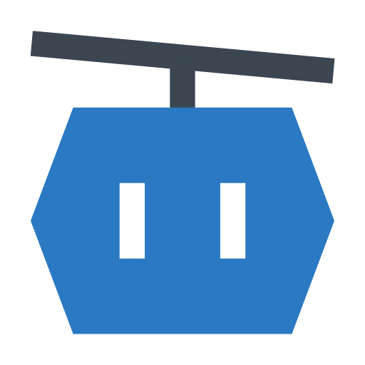 stoeltjeslift Generic Blue icoon
