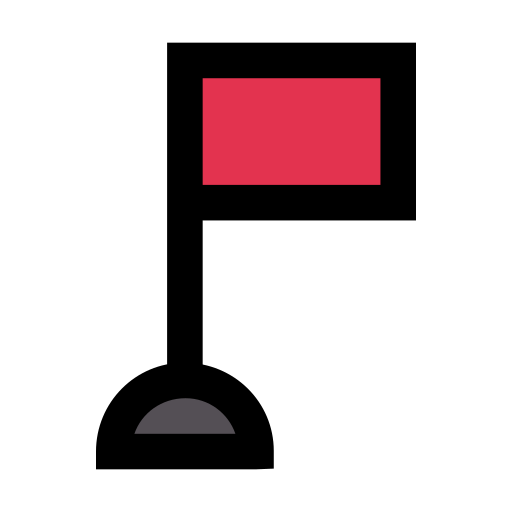 国旗 Vector Stall Lineal Color icon