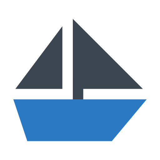 Sailboat Generic Blue icon