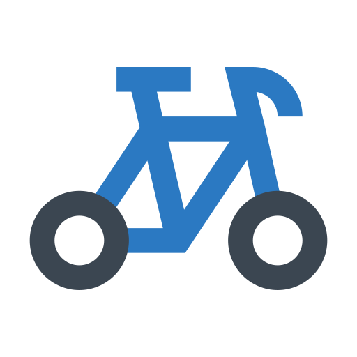 fahrrad Generic Blue icon