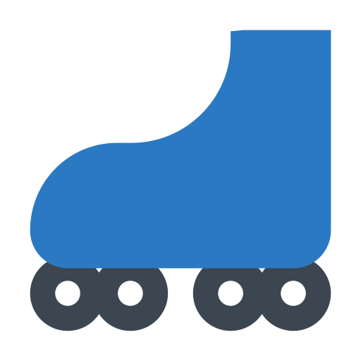 pattinatore a rotelle Generic Blue icona