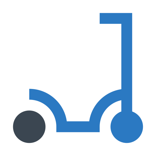 Electric scooter Generic Blue icon
