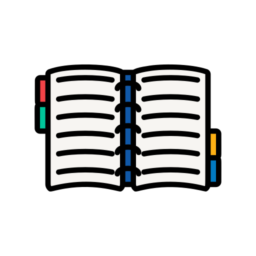 agenda Generic Outline Color icon