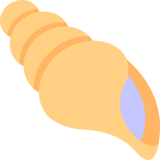 Морская ракушка Generic Flat иконка