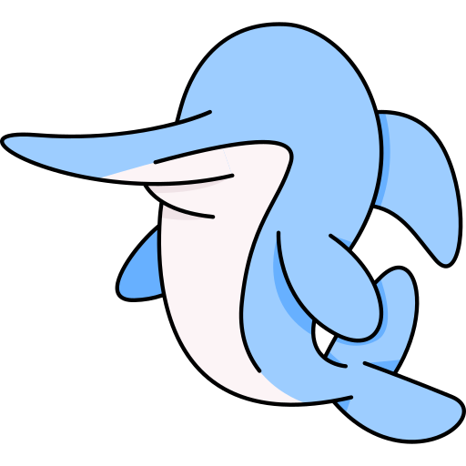 Swordfish Generic Thin Outline Color icon