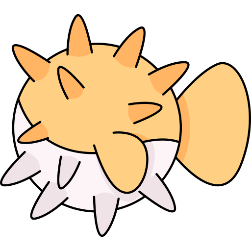 Puffer fish Generic Thin Outline Color icon