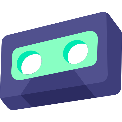 cassette Generic Flat icoon
