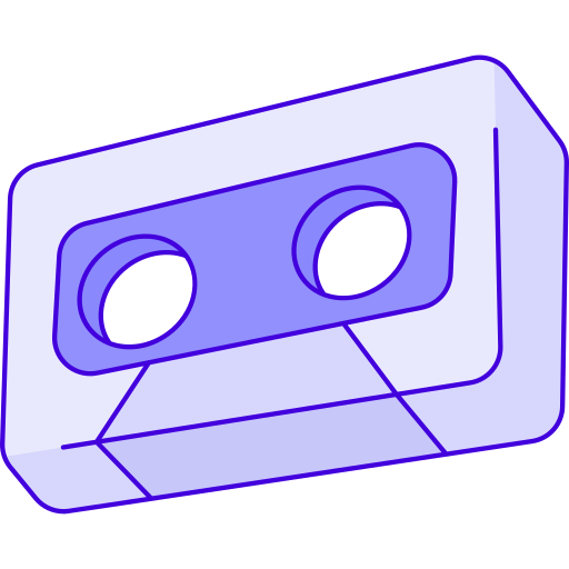 Cassette Generic Outline Color icon