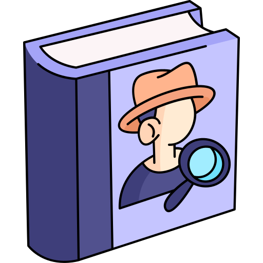 Detective story Generic Thin Outline Color icon