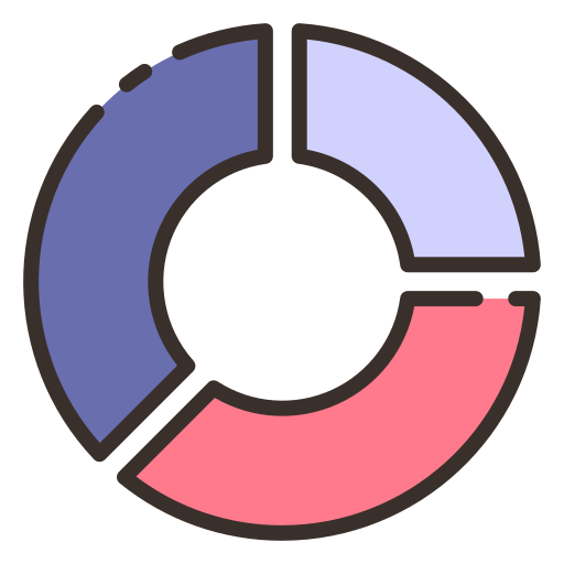 diagramme circulaire Good Ware Lineal Color Icône