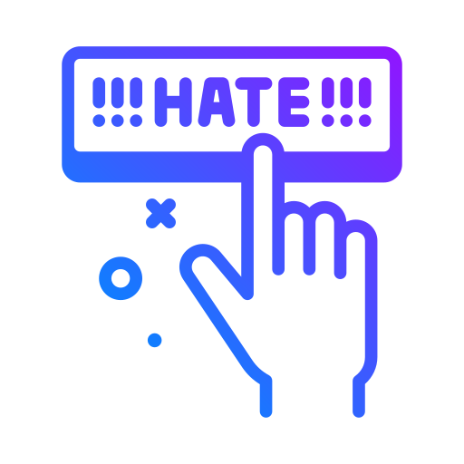 Hate Generic Gradient icon
