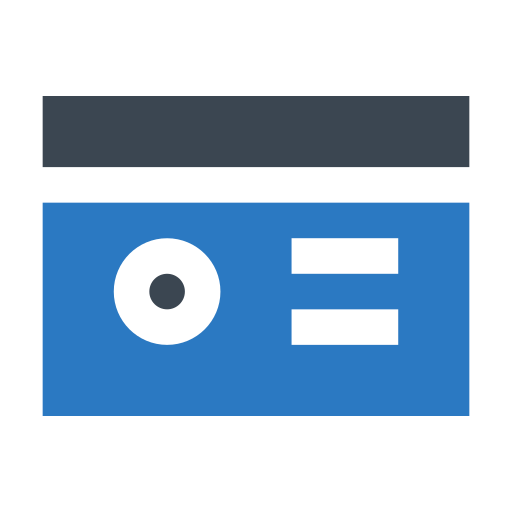 tarjeta de pago Generic Blue icono