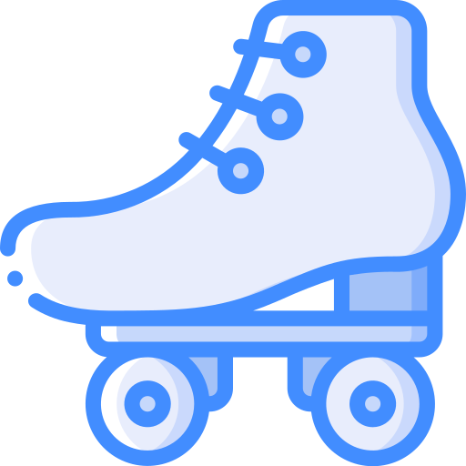 Rollerskate Basic Miscellany Blue icon