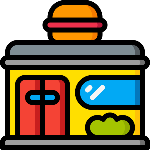 식당 Basic Miscellany Lineal Color icon