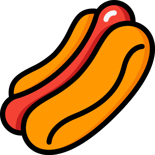 Hotdog Basic Miscellany Lineal Color icon