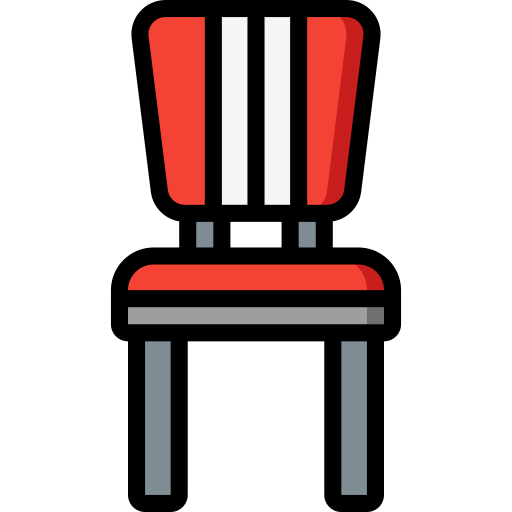의자 Basic Miscellany Lineal Color icon