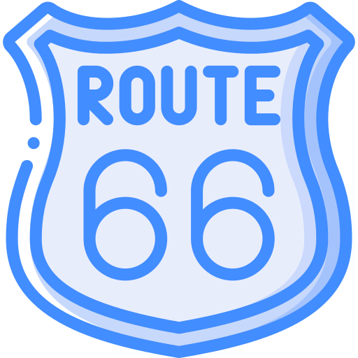 国道66号線 Basic Miscellany Blue icon