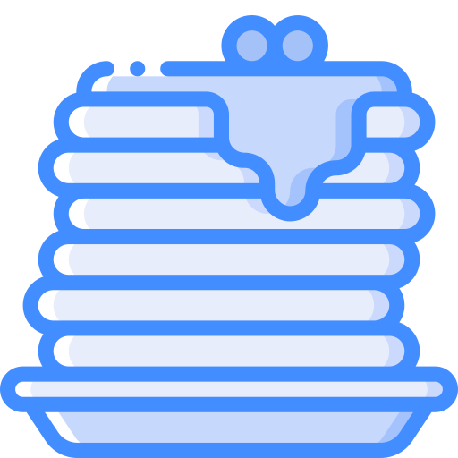 pannekoeken Basic Miscellany Blue icoon
