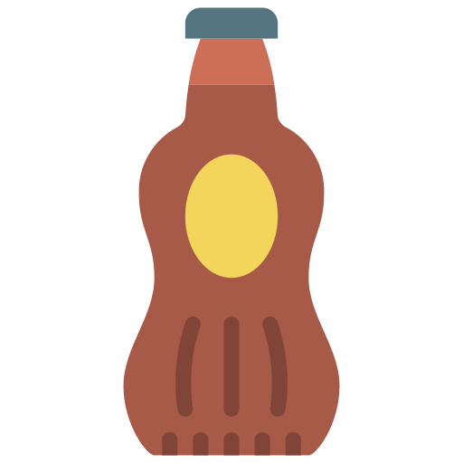butelka Basic Miscellany Flat ikona