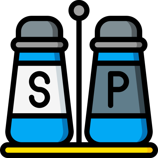 Salt and pepper Basic Miscellany Lineal Color icon