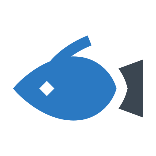 peixe Generic Blue Ícone