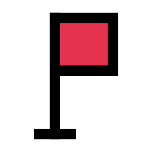 bandera Vector Stall Lineal Color icono